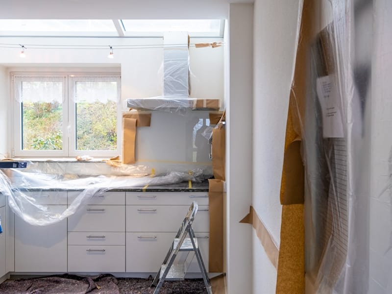 Kitchen remodel in progress