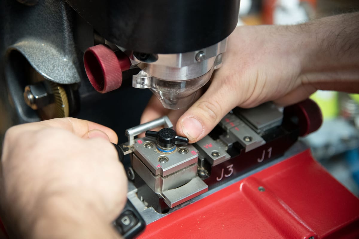 Residential locksmith work
