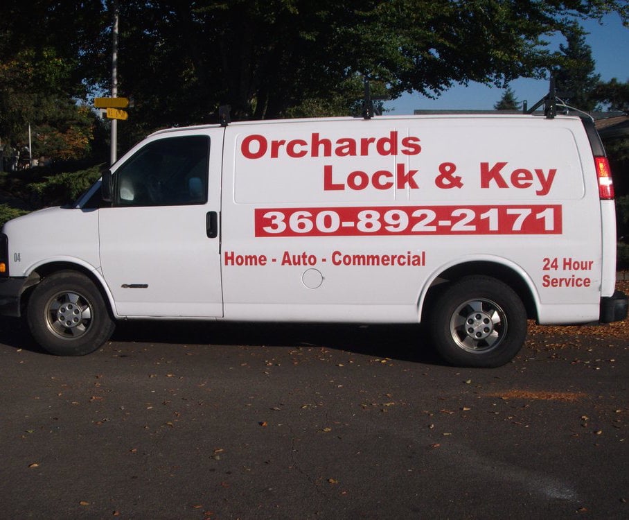 Orchards Lock & Key service truck